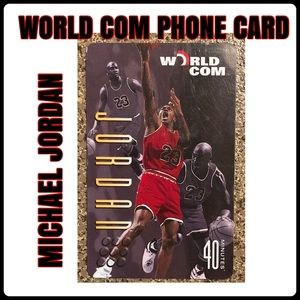 🏀MICHAEL JORDAN PHONE CARD🏀